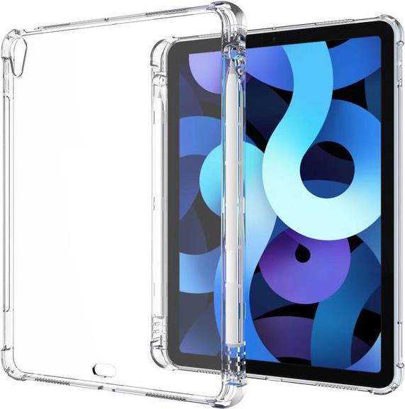 eSTUFF Protective Case for Tablet Soft Shockproof 10.9" Clear for Apple 10.9" iPad Air (4th, 5th Gen) (ES686015-BULK)