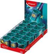 Maped Double Sharpener DRAGON Metal 18 Display with Container (044125)