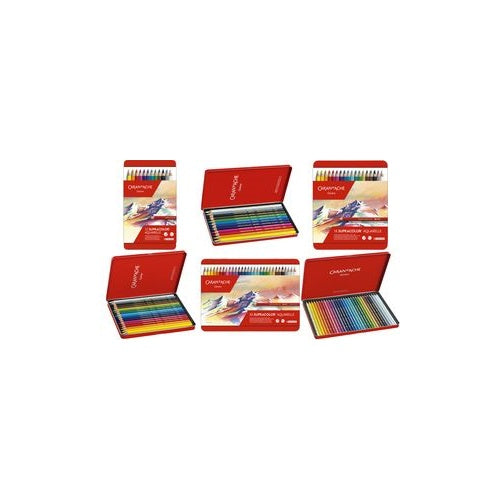 Caran d'Ache | Supracolor Watercolor Pencils 3888.312 12Pc - Water Soluble - Soft Core | Assorted Metal Tin afbeelding 1