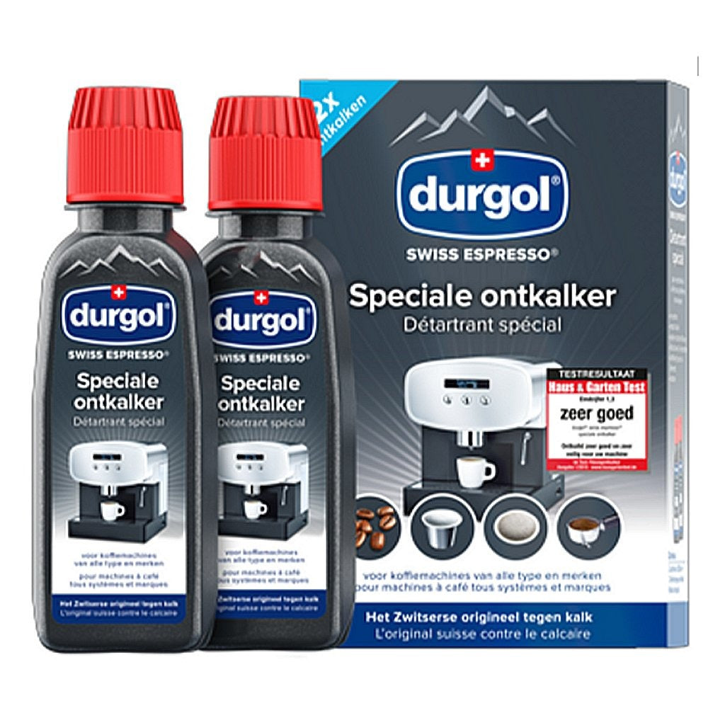 Durgol Swiss Espresso Descaler for Coffee Machines 2x125 ml