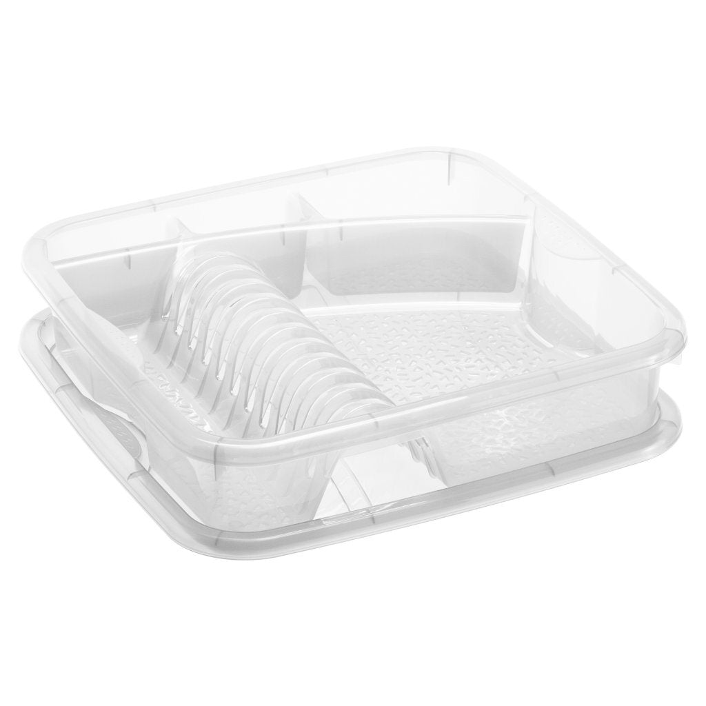 Rotho Geometric Drying Rack Transparent