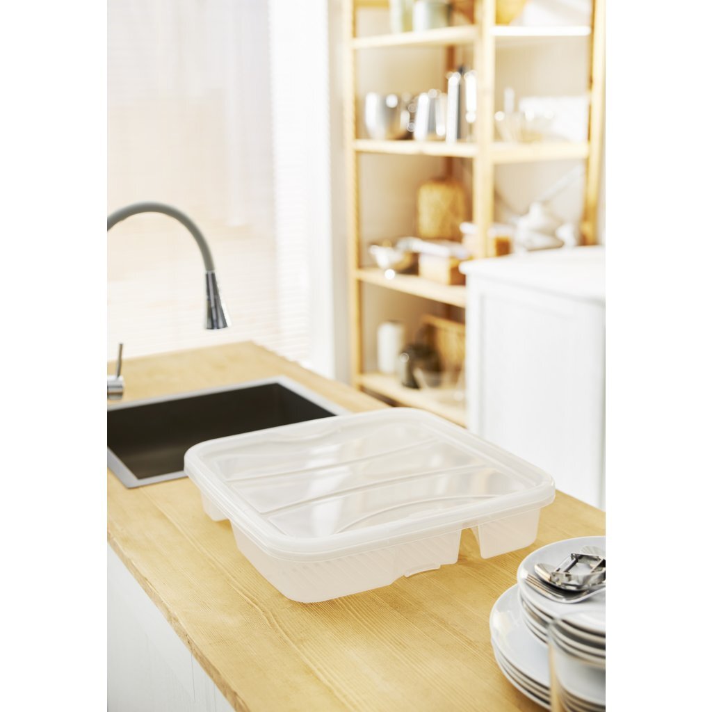 Rotho Geometric Drying Rack Transparent