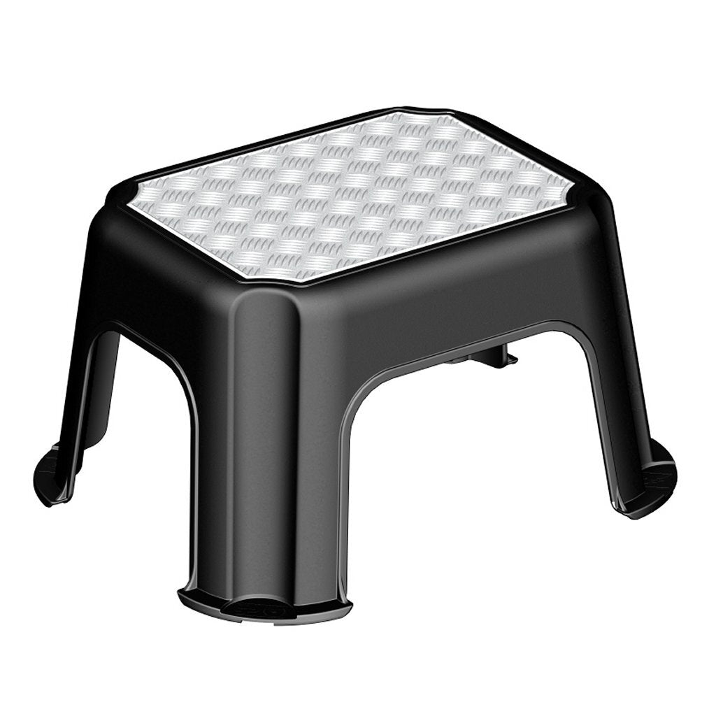 Rotho Paso Step Stool Silver/Black