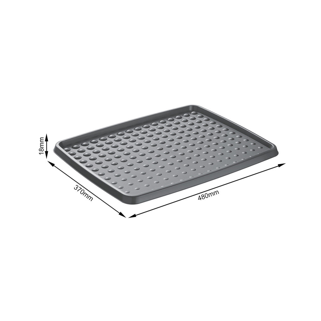 Rotho Drops Shoe Mat 48x48 cm Anthracite