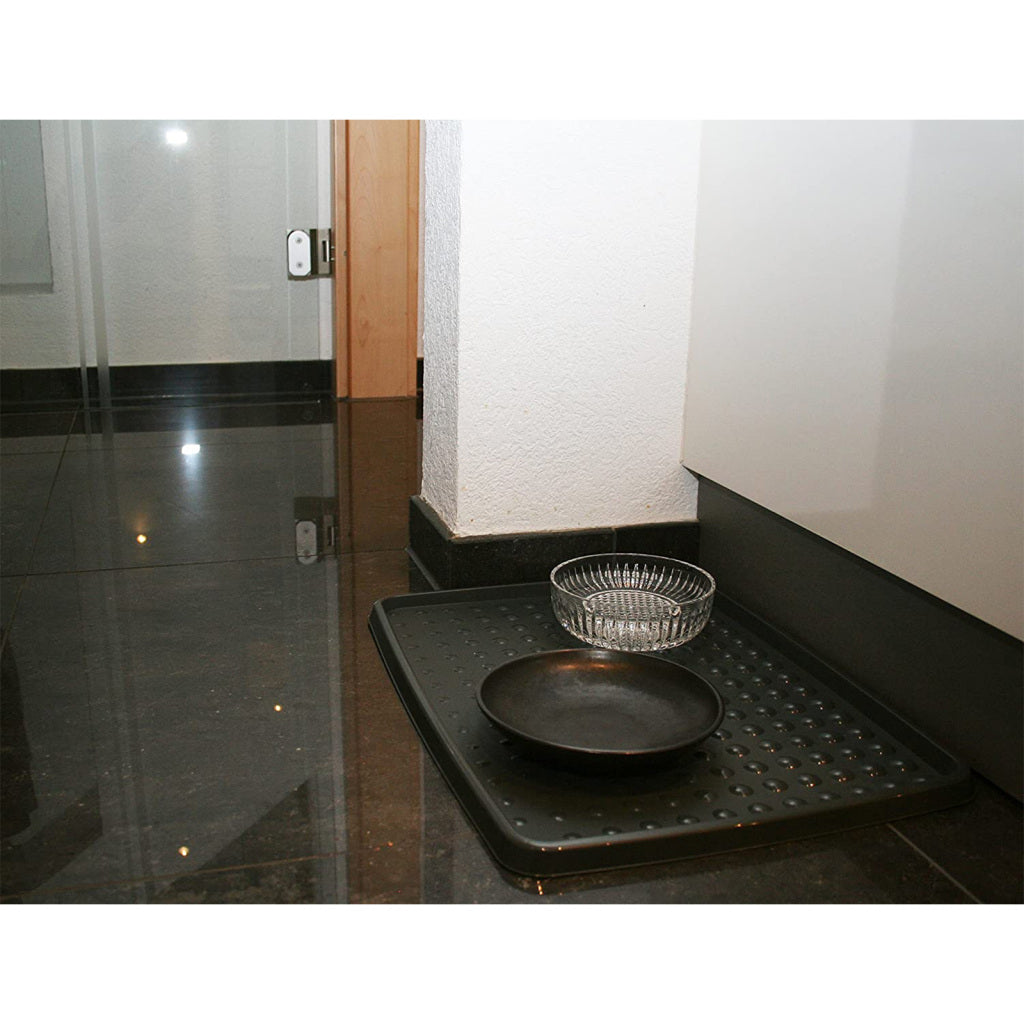 Rotho Drops Shoe Mat 48x48 cm Anthracite