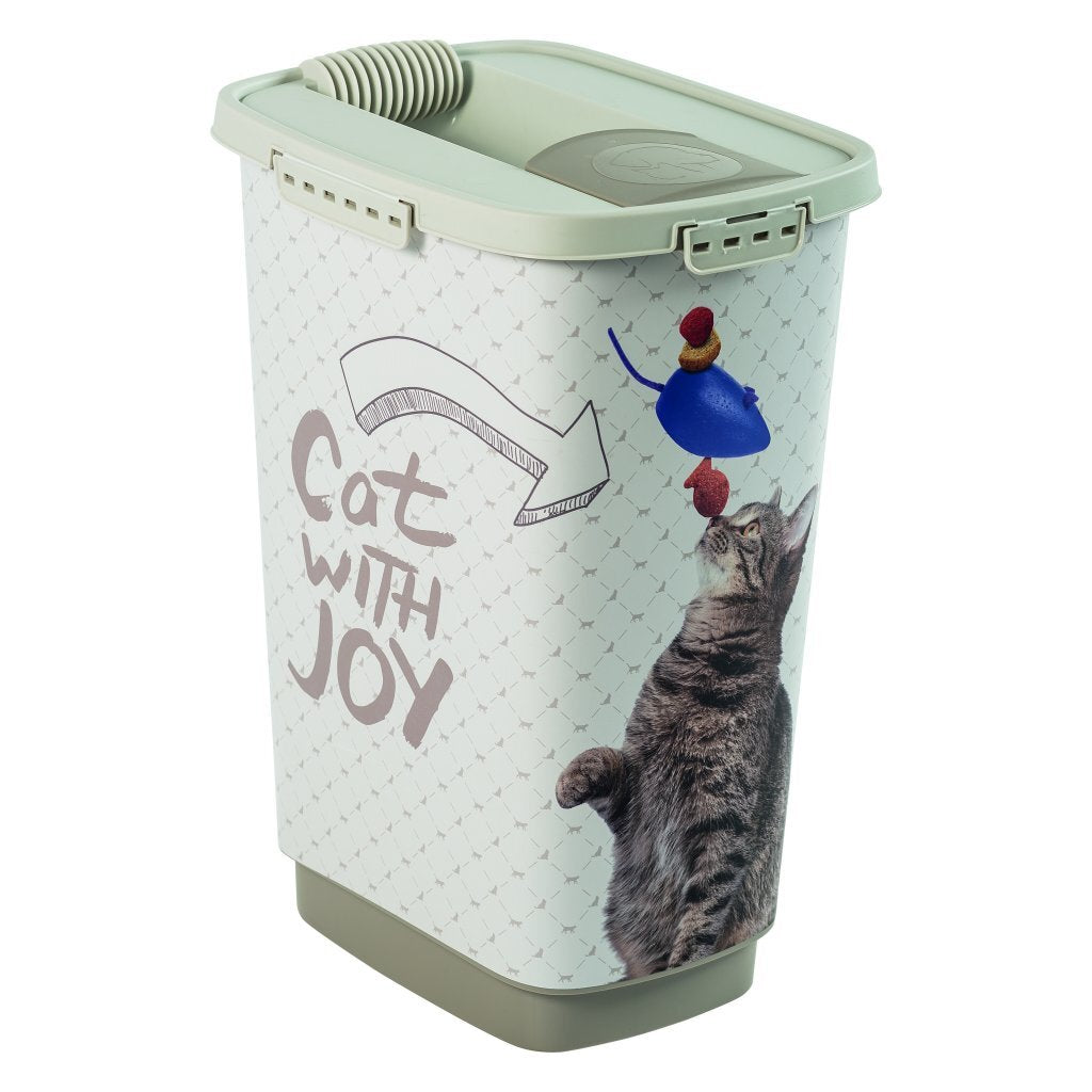 Rotho Cody Cat Pet Food Container 25 L Cappuccino/Sand