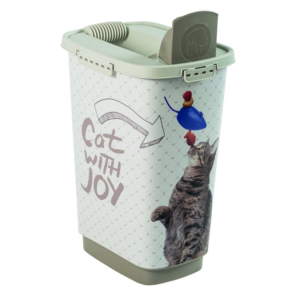 Rotho Cody Cat Pet Food Container 25 L Cappuccino/Sand