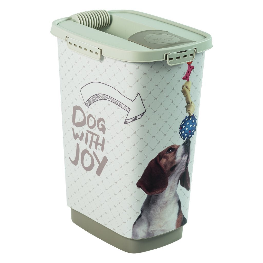 Rotho Cody Dog Food Container 25 L Cappuccino/Sand