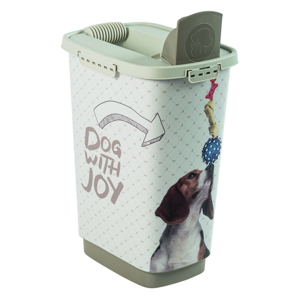 Rotho Cody Dog Food Container 25 L Cappuccino/Sand