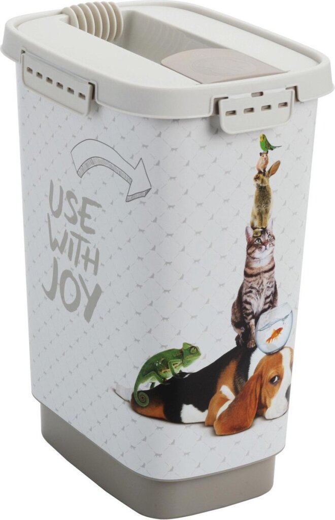 Rotho Flo Pet Food Container 4.1 L Cappuccino/Sabbia Sand