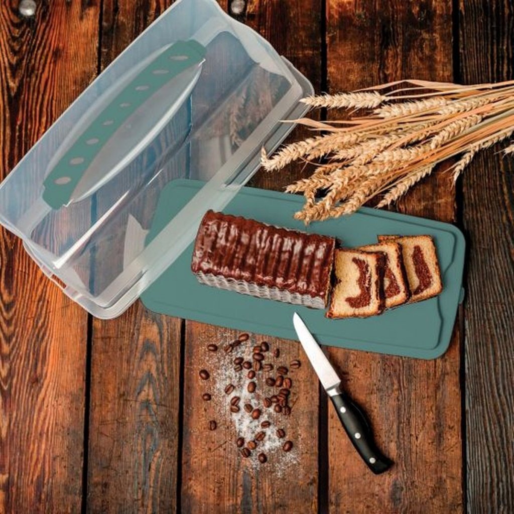 Rotho Fresh Cakedoos Rechthoek 36x16.5x16.5 cm Mistletoe Groen