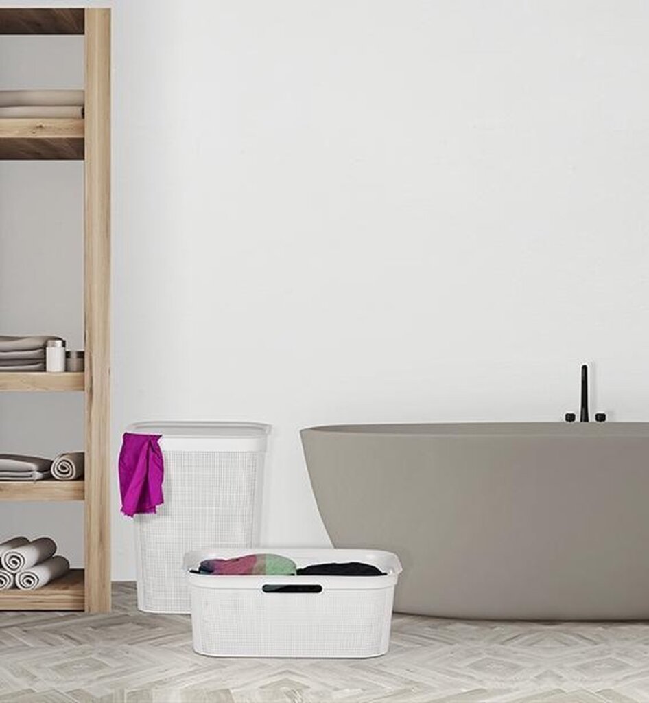 Rotho Brisen Flexible Laundry Basket 41 L White