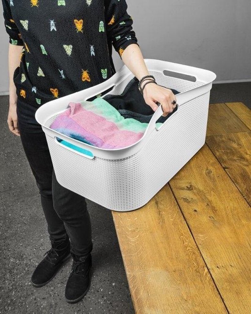 Rotho Brisen Flexible Laundry Basket 41 L White