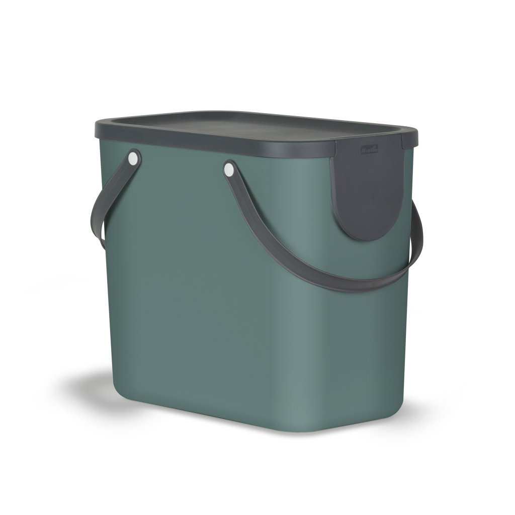 Rotho Albula Waste Separation Bin 25 L Mistletoe Green