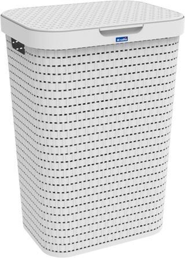 Rotho Country Laundry Collector 55 L White