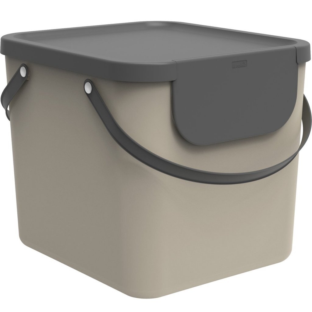 Rotho ALBULA Waste Separator 38.8x35.5x33.9 cm 40 L Cappuccino