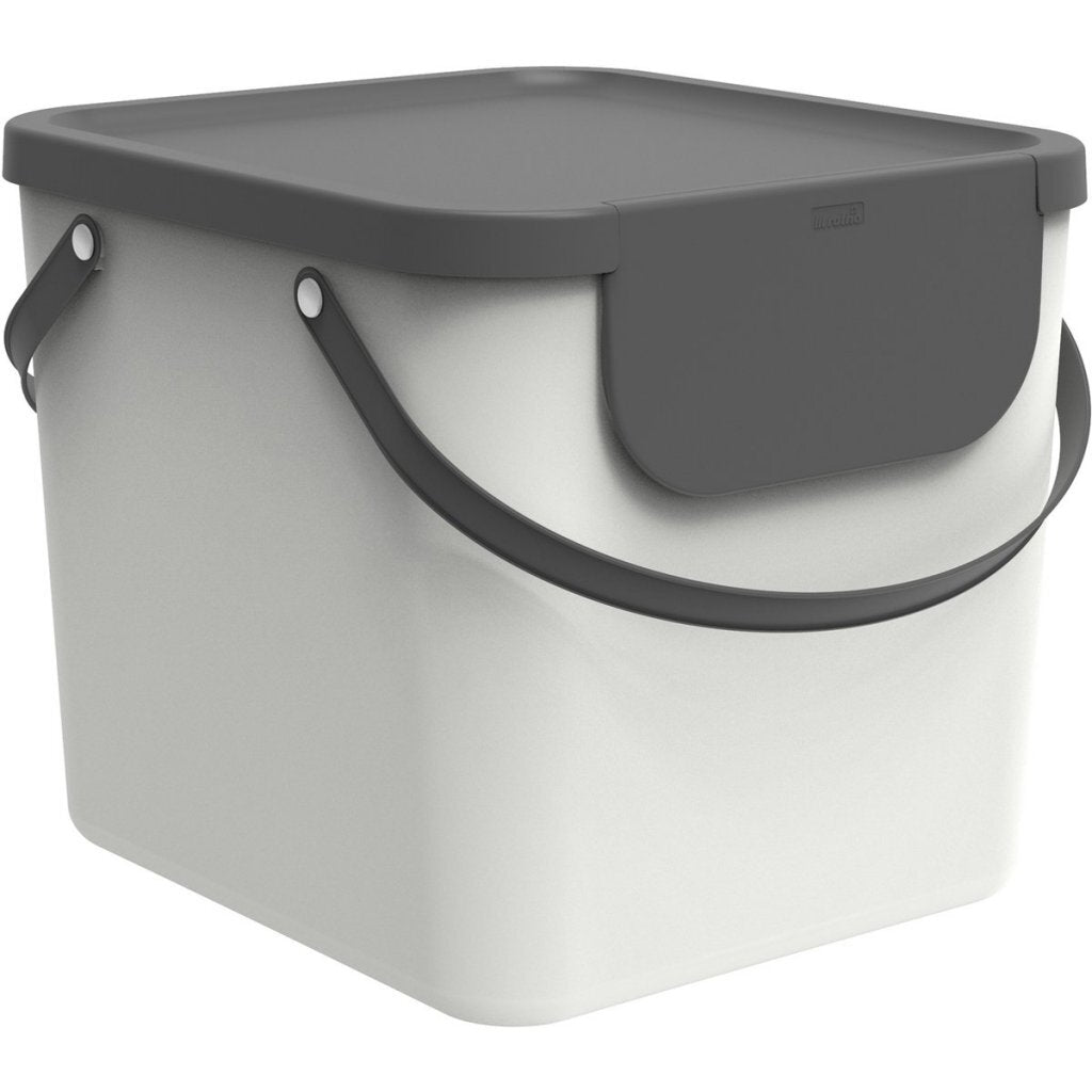 Rotho ALBULA Waste Separator 38.8x35.5x33.9 cm 40 L White