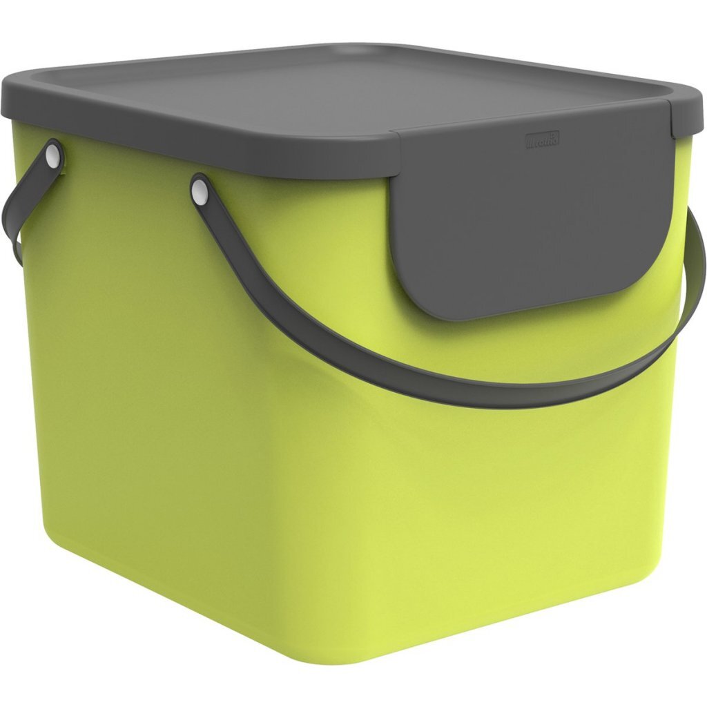 Rotho ALBULA Waste Separator 38.8x35.5x33.9 cm 40 L Lime Green