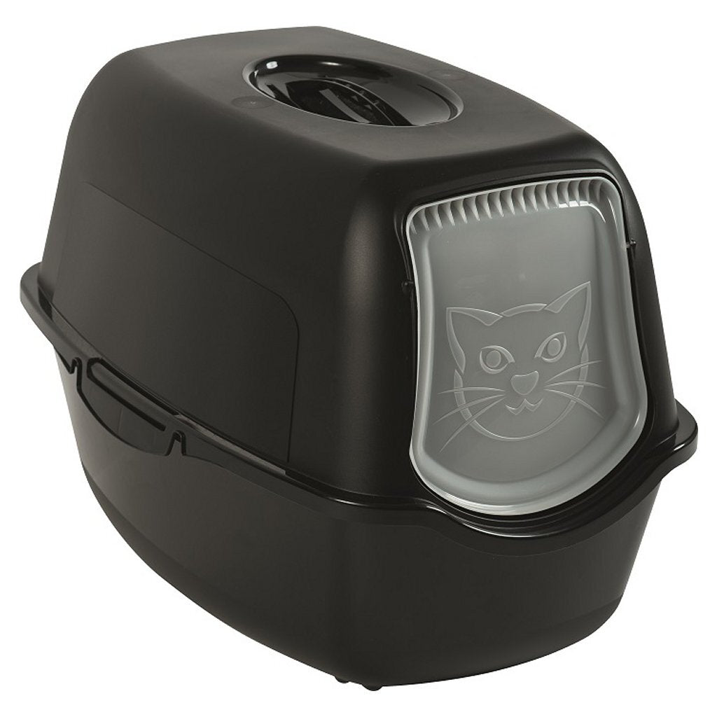 Rotho Bailey Cat Litter Box Eco Black 56 x 40 x 39 cm