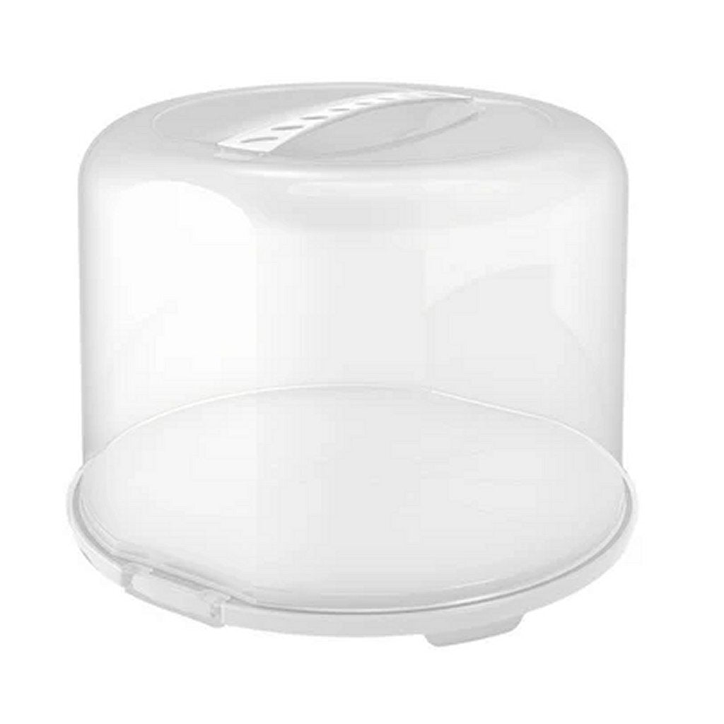 Rotho Fresh Cake Box XL 35.5x34.5x26 cm White/Transparent