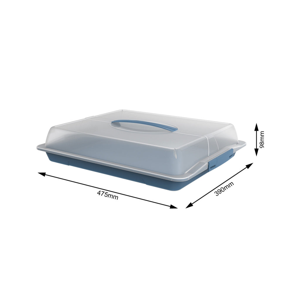 Rotho John Party Butler Serving Tray Large Horizon Blue