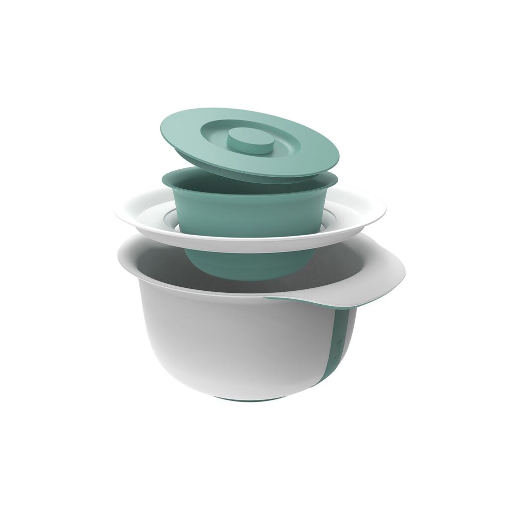 Rotho Fresh Mixing Bowl with Splash Lid 4 L Mistletoe Green