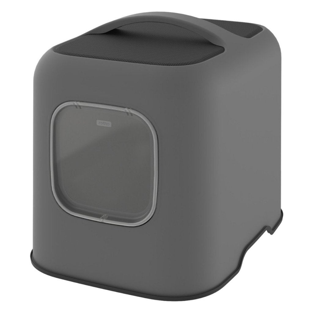 ROTHO Cat Toilet House Anthracite - 50 x 38 x 40 cm