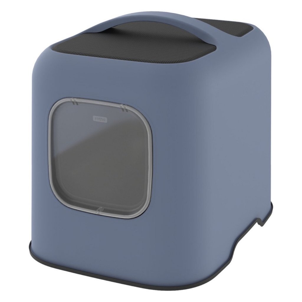 Rotho Biala Cat Litter Box Blue - 51 x 39.5 x 44.3 cm