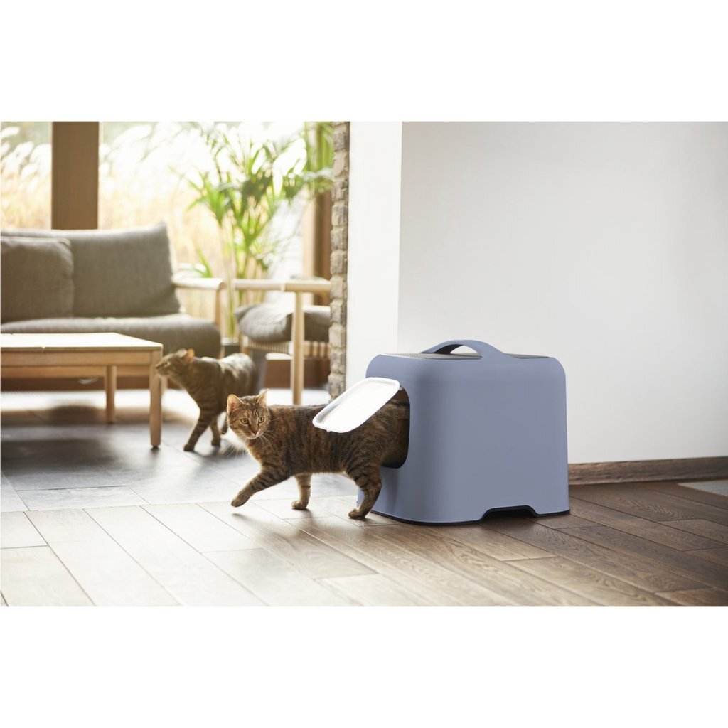 Rotho Biala Cat Litter Box Blue - 51 x 39.5 x 44.3 cm