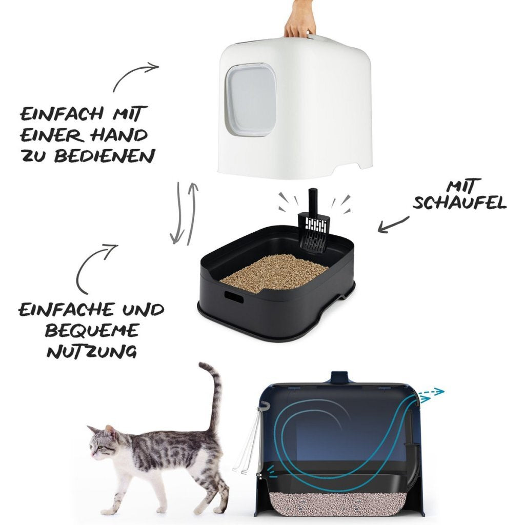 Rotho Cat Toilet House 51 x 39 x 40 cm Green