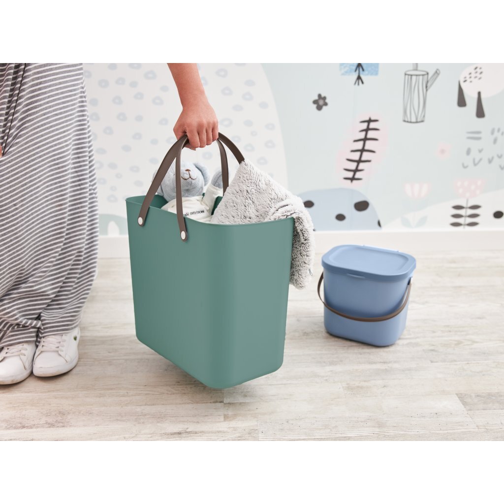 Rotho Albula Storage System 25 L Mistletoe Green
