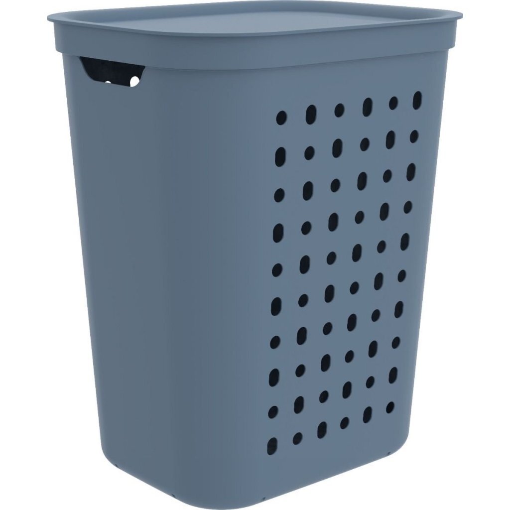 Rotho Jona Laundry Basket 55 L Horizon Blue