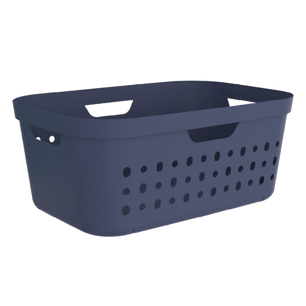 Rotho Jona Laundry Basket 39 L Horizon Blue