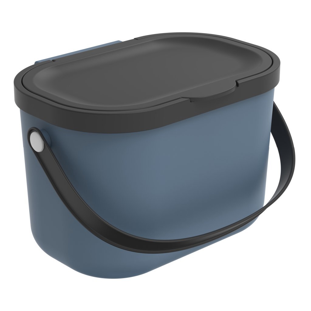 Rotho ALBULA Bio Waste Bin 3.2 L Blue - Kitchen Compost Bin