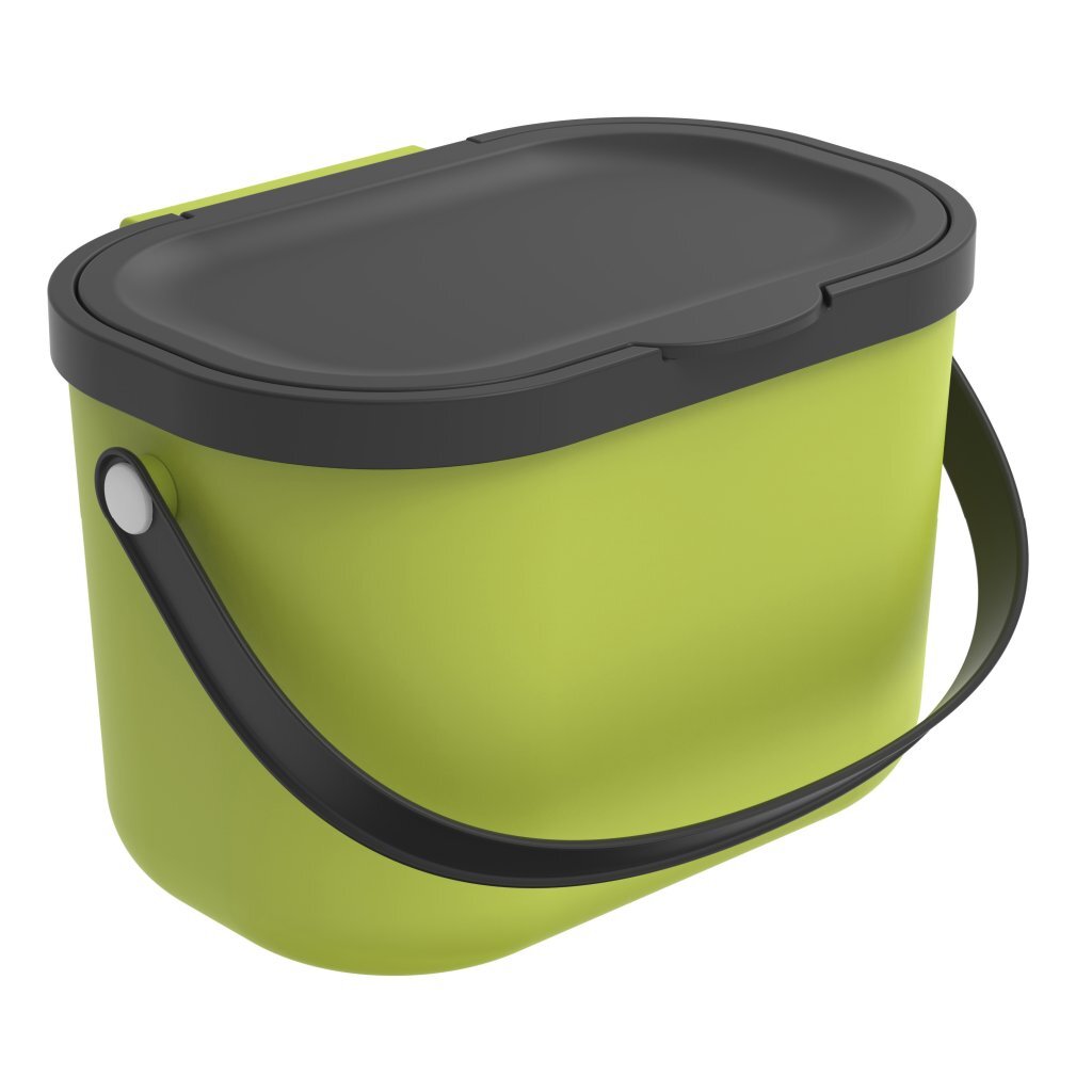 Rotho ALBULA Bio Waste Bin 3.2 L Lime - Kitchen Compost Bin