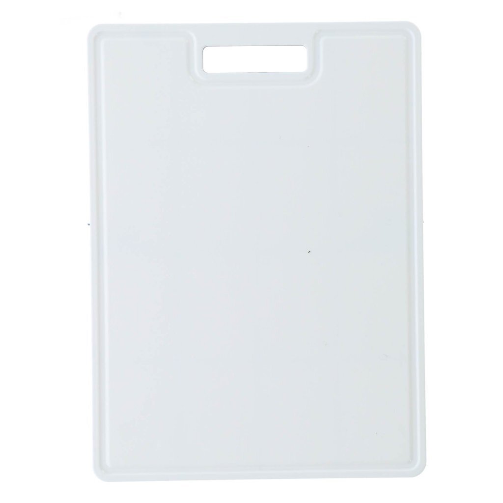 Rotho Caruba Cutting Board 34x25x0.9 cm White/Horizon Blue