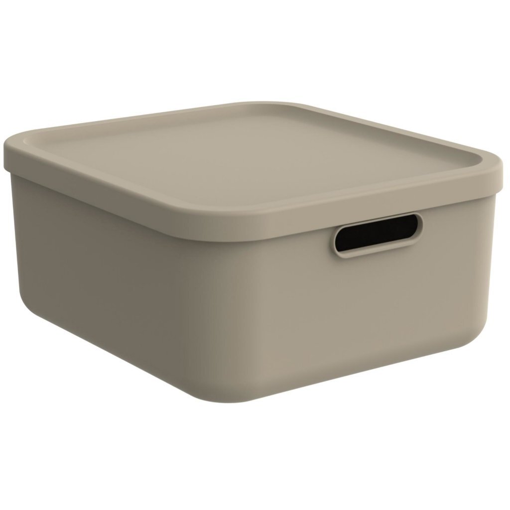 Rotho Albula Decorative Storage Box 20 L Cappuccino