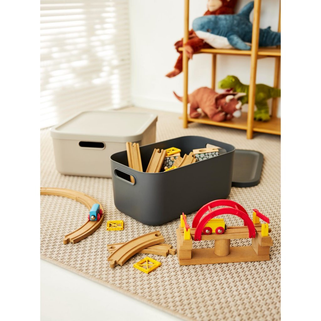 Rotho Albula Decorative Storage Box 20 L Anthracite