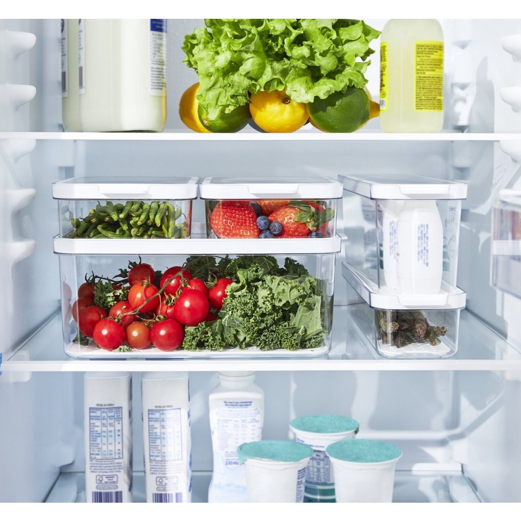 Rotho Cauma Refrigerator Organizer Set 4.65 L + 2 L + 1.15 L + 2x1.2 L Transparent