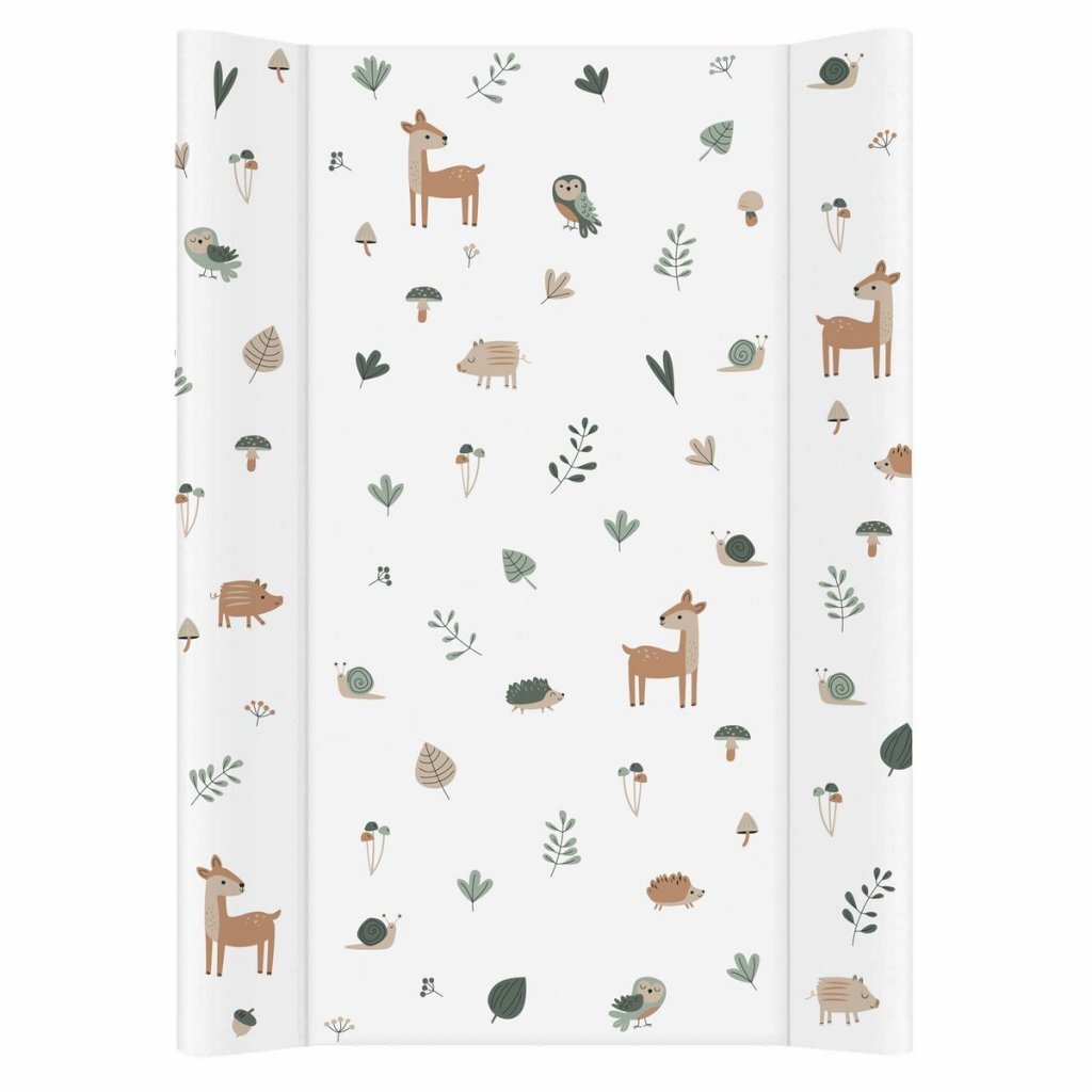 Rotho Changing Pad Forest Animals 50x70 cm White