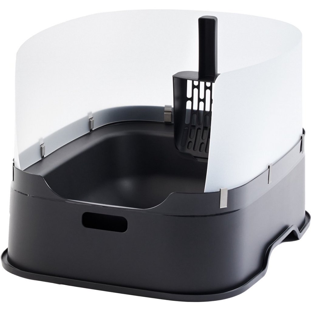 Rotho Biala Cat Litter Box with Splash Shield