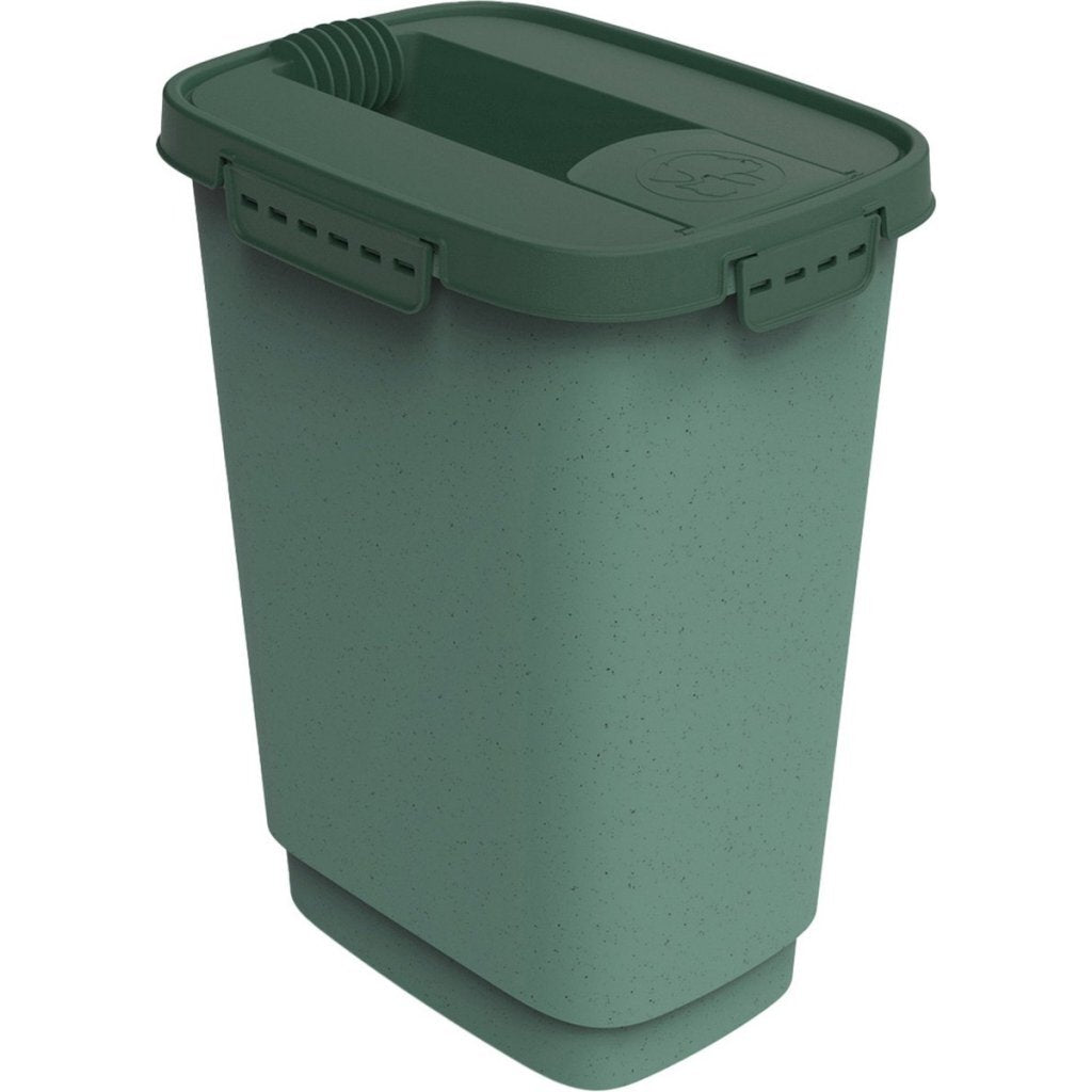 Light-Protected Pet Food Container - Airtight Lid - Slim Design - Durable Plastic