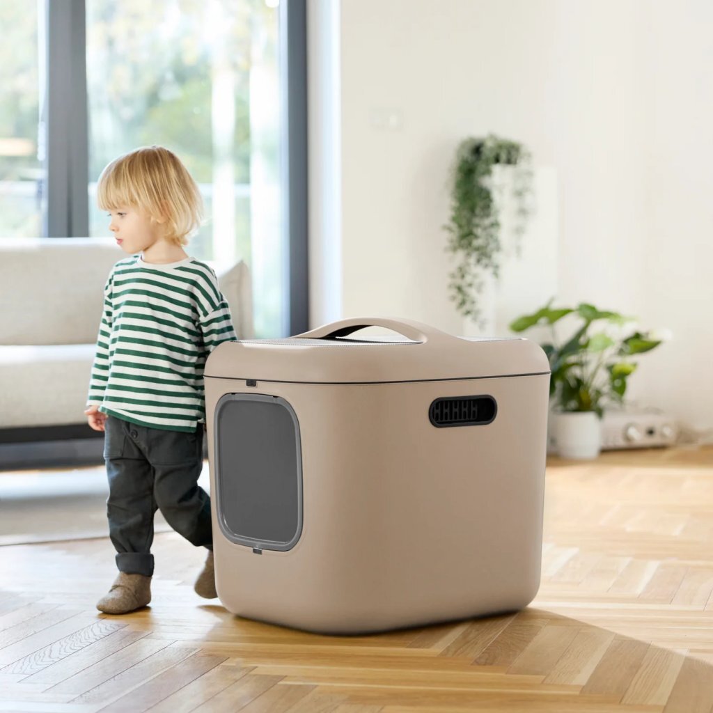 Rotho MyPet Biala XL Cat Litter Box 61.4x49.2x57.6 cm Beige