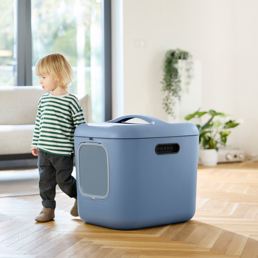 Rotho MyPet Biala XL Cat Litter Box Blue - 61.4 x 49.2 x 57.6 cm 61.4x49.2x57.6