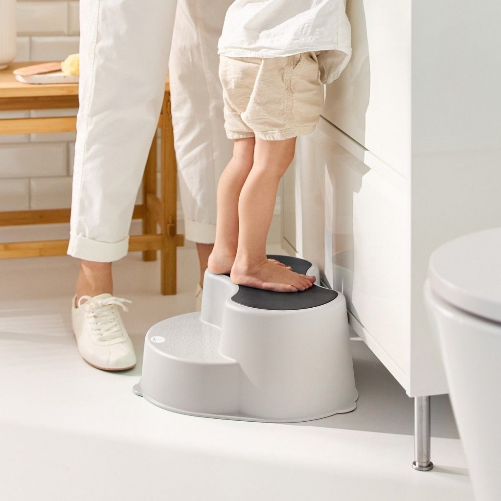 Rotho TILO Step Stool 37.5x37x18.4 cm White
