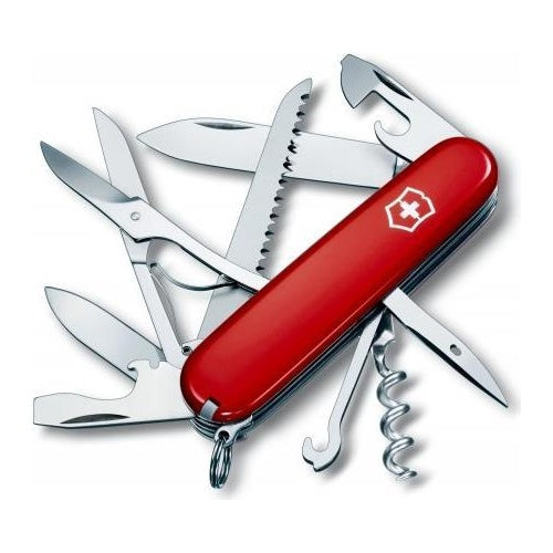 Victorinox Huntsman - Gleitgelenk-Messer - Multi-Tool-Messer - Edelstahl - Rot - 15 Werkzeug - 9,1 cm (V-1.37 13) afbeelding 1