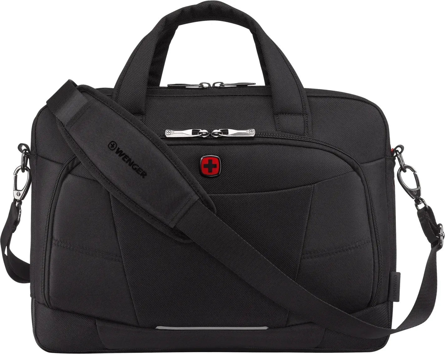 Wenger Altair Brief 14" - 16" Laptop Briefcase with Tablet Pocket Black (653496) - 7611160287854 - afbeelding 1