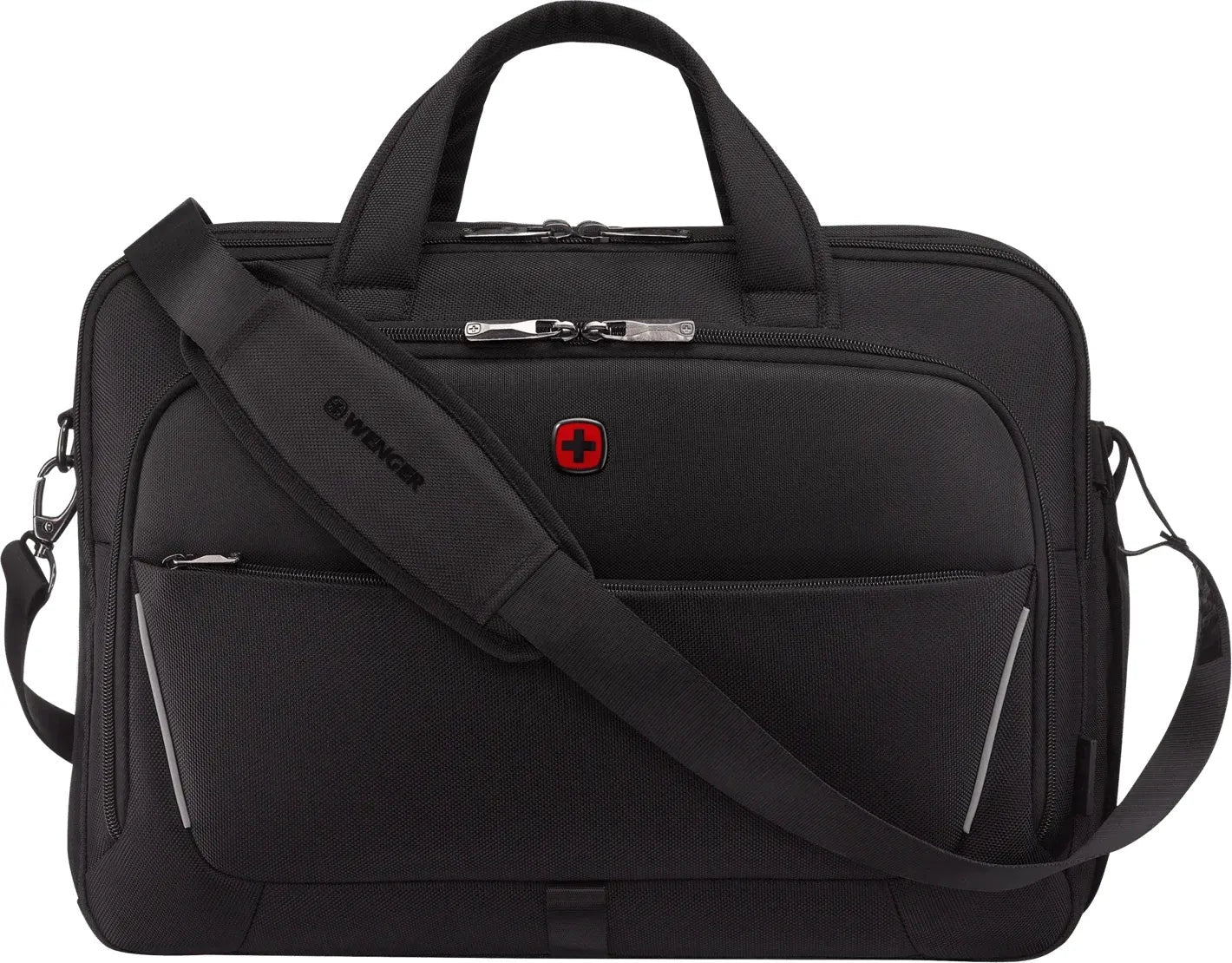 Wenger Meteor Brief 16 - 17'' Laptop Briefcase with Tablet Pocket Black (653498) - 7611160287892 - afbeelding 1