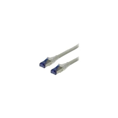ROLINE - Patch-Kabel - RJ-45 (M) - RJ-45 (M) - 30 m - SFTP, PiMF - CAT 6a - gepresst, Solid, glatt, halogenfrei - Grau (21.15.0876) afbeelding 1