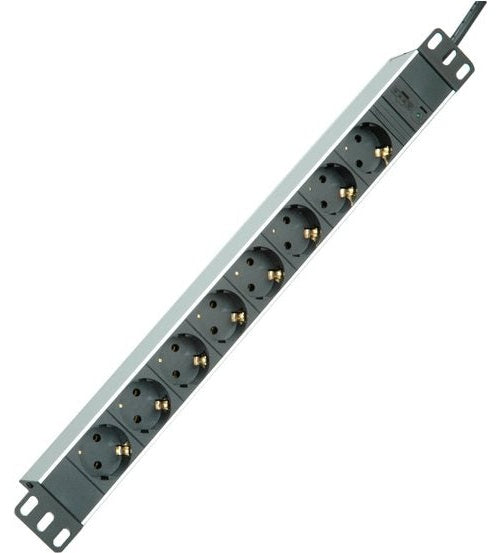 ROLINE 48,30cm (19")1HE 8-f. Kaltger.C14 alu, 10A (19.07.1622) afbeelding 1